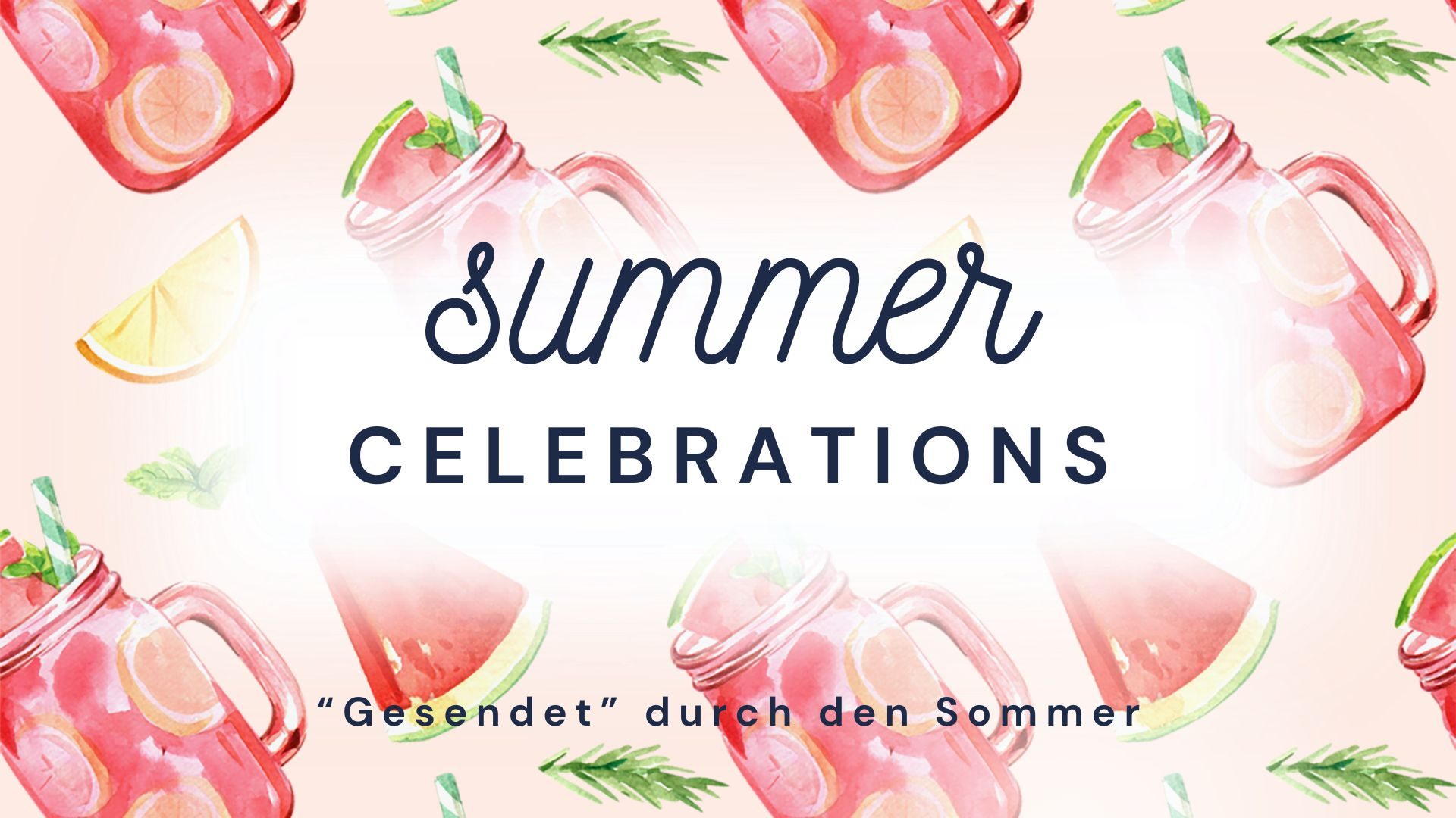 Gesendet durch den Sommer
